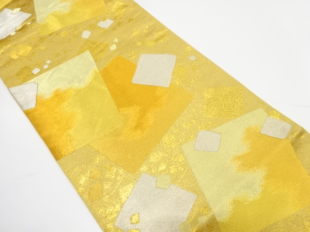 色紙散らし模様織り出し　袋帯